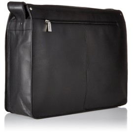 Visconti Harvard X-Large Crossbody Messenger Bag A4 Plus/Distressed Leather, Black, One Size