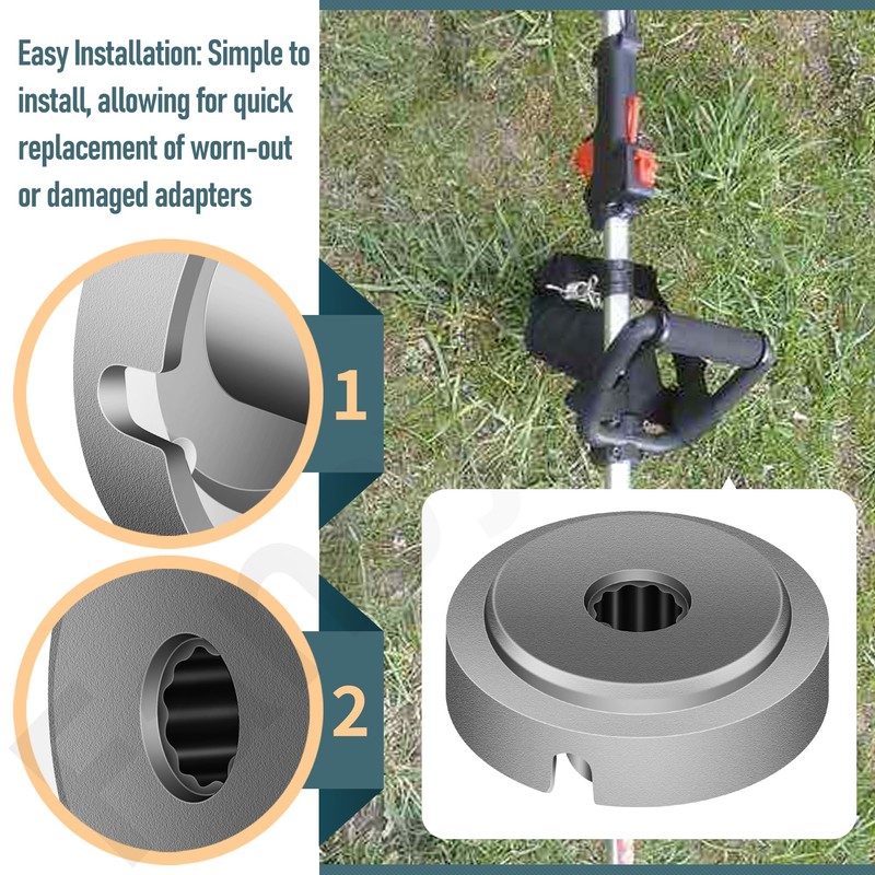 FancyTark C535000210 Grass Trimmer Adapter Plate for Echo String Trimmer