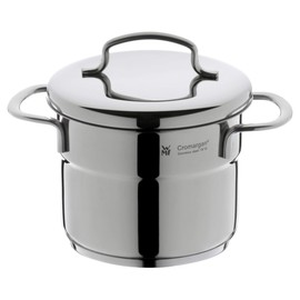 WMF 12 cm Mini High Casserole with Lid, 12cm, Silver