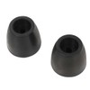 G-PLUS Black 2" Ramp Door Rubber Bumpers Stop Cone Round