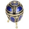 Egg Trinket Box Exquisite Jewelry Ring Holder Storage Box Home
