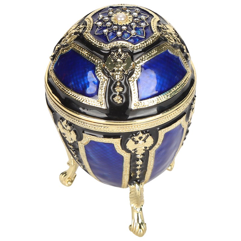 Egg Trinket Box Exquisite Jewelry Ring Holder Storage Box Home