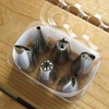 Shimotori Seisakusho 301 Decorative Piping Tips Set, 6 Pieces, Made