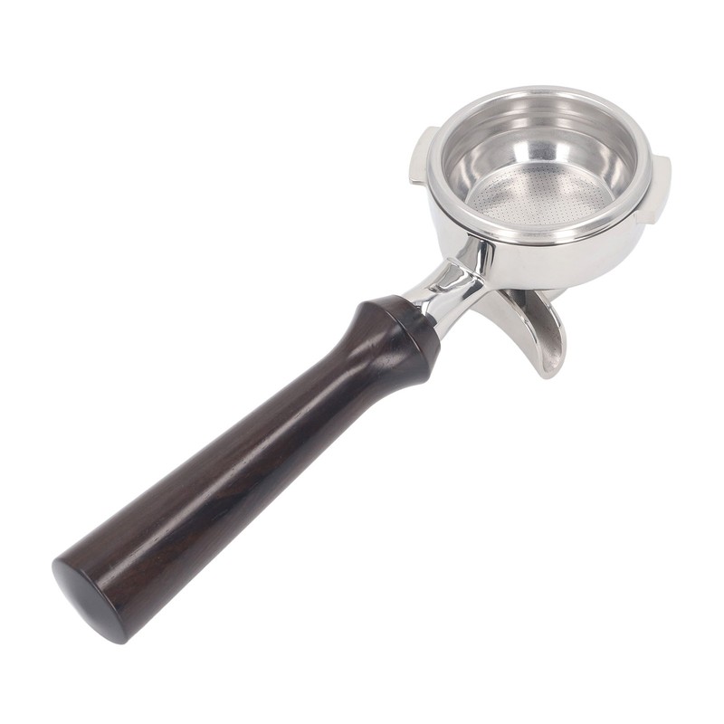 58mm Double Spouts Portafilter for Nuova Coffee Machines Stainless Steel