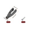 sourcing map 12Pcs Nylon Clevis M2 Thread Linkage 2mm End