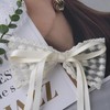 White Lace Hair Clips for Women Hair Bows for Women