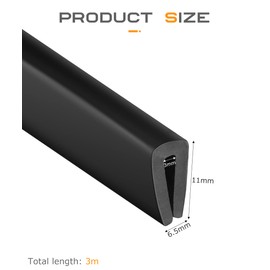 Flaconi Car Door Edge Protection, Edge Protection, Edge Protection Profile, Edge Protection for Sheet Metal, Edge Protection Rubber, Edge Protection Sheet, Edge Protection U Shape, Suitable for Cars