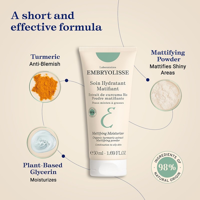 Embryolisse - Hidratante Mattificante 50 ml/Cuidado de la piel /50