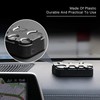 Coin Organiser Plastic Coin Holder Rectangle Euro Coin Dispenser Storage