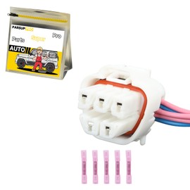 PARSUPPRO 5-Way/Pin Fuel Pump Connector Sensor Socket Repair Wiring Harness Auto Waterproof Plug Pigtail for Toyota Replace 77020-33110, 77020-0C090, 77020-0C120, 77020-60430, 77020-28171 LJQ