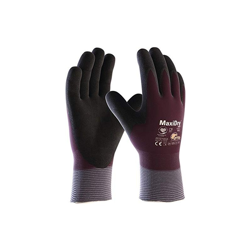 MaxiDry Zero 56-451 Cold Protection Gloves Size 10 Purple/Black
