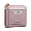Vulkitty Leather Wallet for Woman RFID Blocking Bifold Small Compact