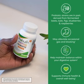 Probulin Total Care Pre + Pro + Postbiotic, 20 Billion CFU, 90 Vegan Capsules (Pack of 1)