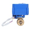 Motorized Ball Valve Brass Straight Pipe Pressure Device with Switch
