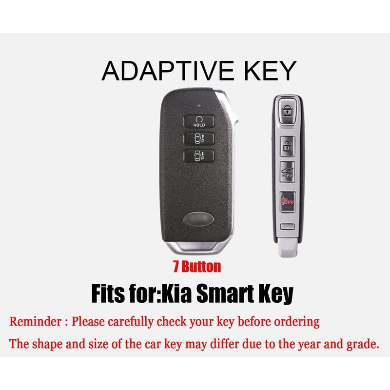 TECART Key Fob Cover Fit for Kia EV6 K5 Seltos