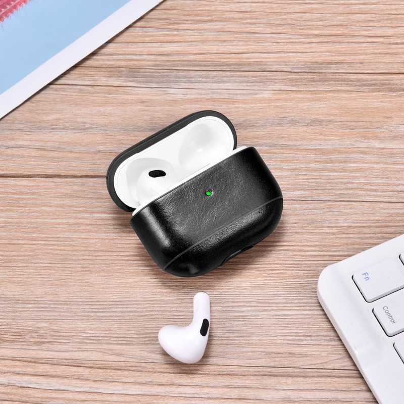 EUKUS for AirPods3 Case, 2021 for AirPods 3rd Generation, Leather