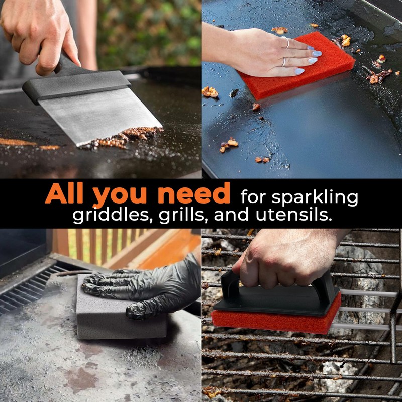 Accessories by Griddle Buddy for Blackstone Griddles (Cleaning Kit)