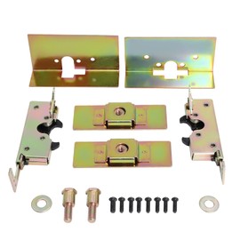 VOWAGH Large Locking Cat Jaw Claw Door Latches w/Installation Type Grip Kit Bear Claw Door Latch Kit