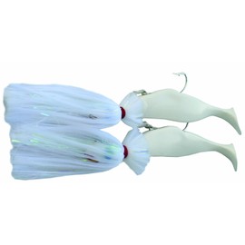 Blue Water Candy Tandem Loaded Parachute Rigs, 4-Ounce and 8-Ounce, White