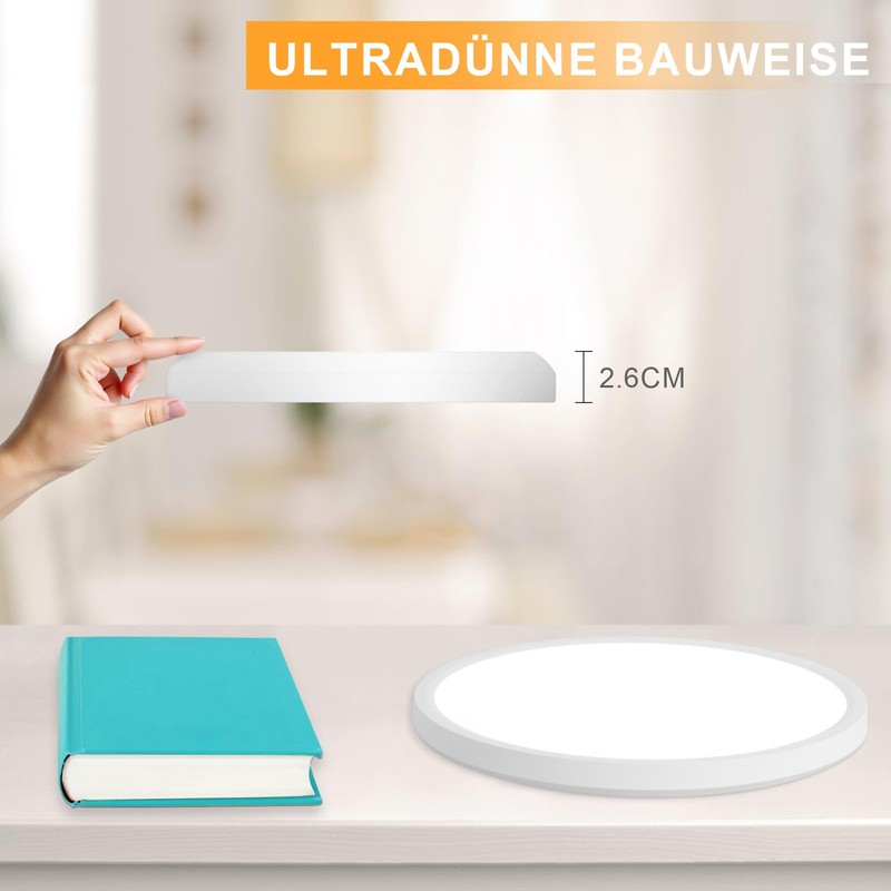 ZMH Ceiling Light LED Ceiling Light Kitchen - Diameter 18