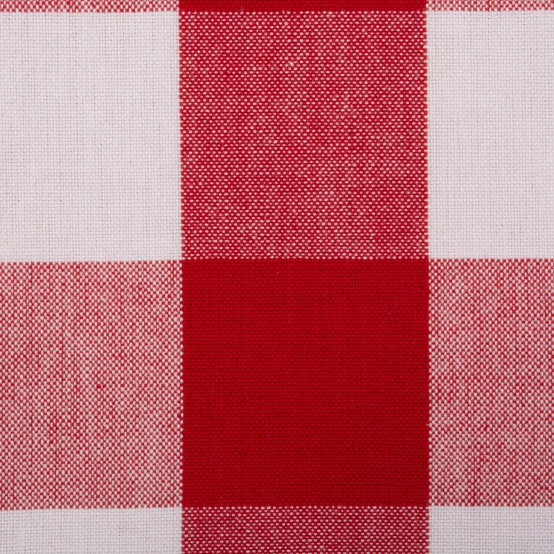 DII CAMZ11236 Cotton Buffalo Check Plaid Dish, Monogrammable Oversized Kitchen