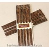 Vietnamese Coconut Wood Chopsticks with Decoration