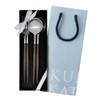 Cutipol GOA Brown / Matte Silver Dinner (2 Forks and
