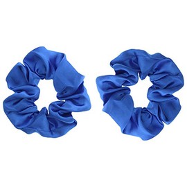 Zac's Alter Ego Pair of Luxurious Satin Hair Scrunchies - Variety of Colours