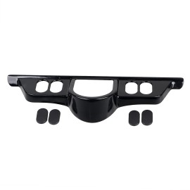 Unbranded Black Fairing Dash Switch Cover Kit For Harley 96-13 Electra Glide FLHTK FLHTC