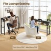 Overbed Table with Wheels, Height Adjustable, Recliner Table with Charging