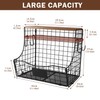 Yomjarl Coffee Bar Organizer Station,Coffee Pod Accessories Holder,Stackable Kitchen Storage