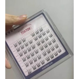 Coringco 코링코속눈썹 코링코 톡톡하라 노글루 셀프 속눈썹 (노글루 뮤즈 라이트) Coringco No Glue Self Eyelashes (No Glue Muse Light)