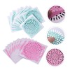 SEWACC Toilet Drain Hole Filtering Sticker Set 20pcs Anti-Blocking Hair