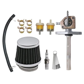 CRF50F XR50R Carburetor Fit for Honda CRF50F 2004 2005 XR50R 2000 2001 2002 2003 Carb 16100-GEL-702 with Air Filter & Fuel Valve Petcock