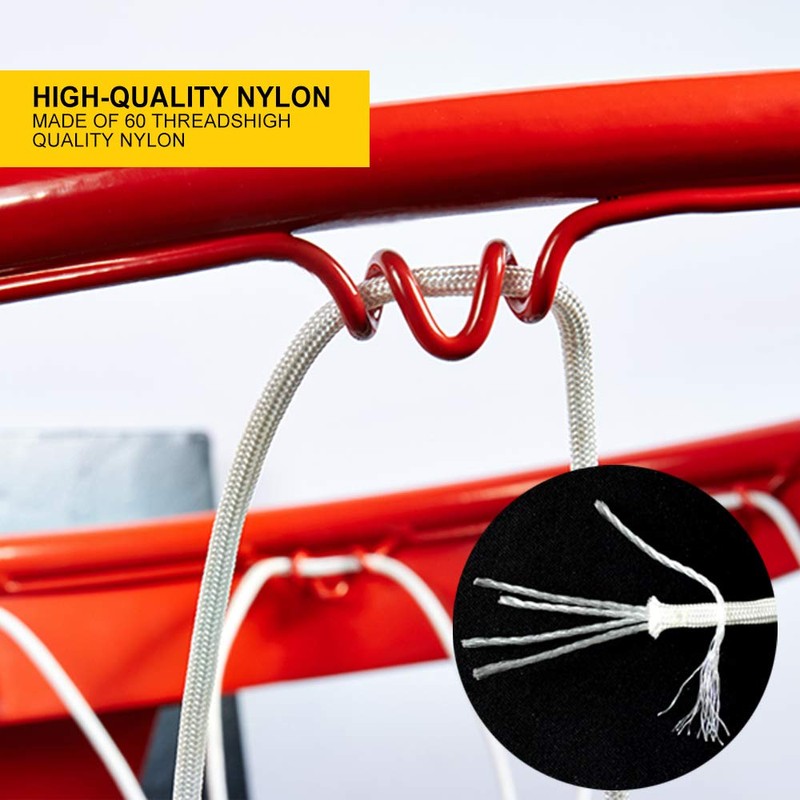 Progoal Professional Heavy Duty Basketball net Replacement,Fits Standard Indoor and
