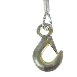 TINVHY 1600 lbs Hand Crank Winch with Brake Come-Along Heavy Duty Steel Cable for Boat, Trailer, ATV or Deer Feeder