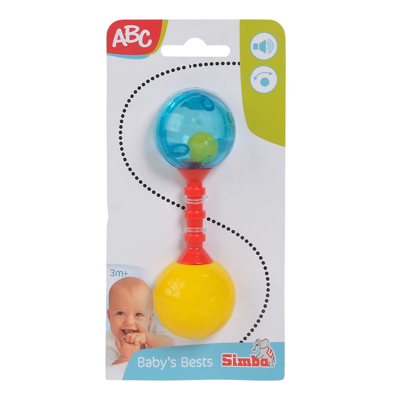 ABC Erste Rassel, 3-fach sortiert, 1 Stück