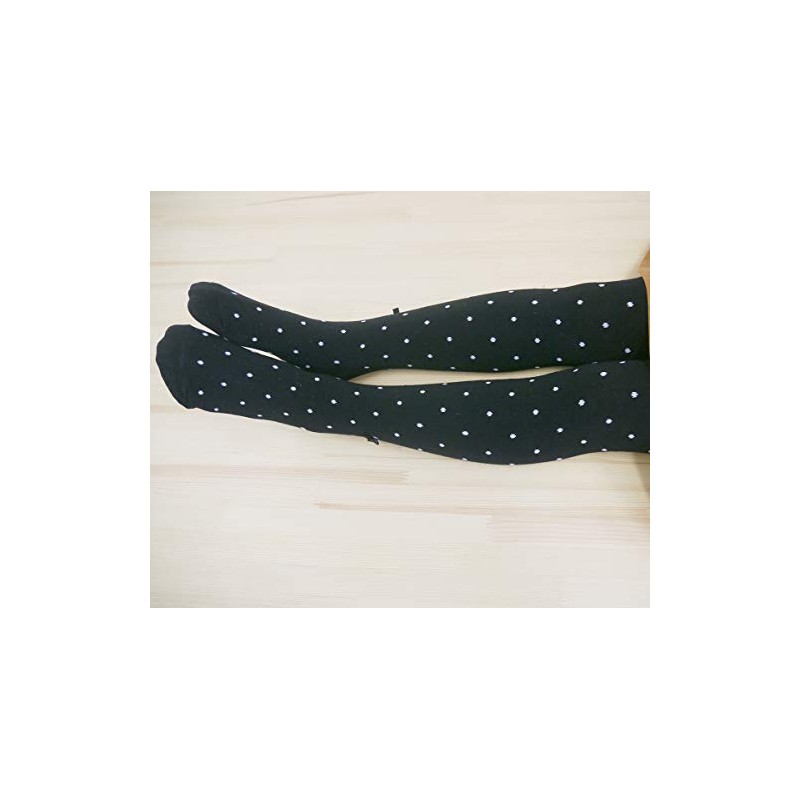Filloie 88-185-150-005 Filloie Pin Dot Tights with Grosgrain Ribbon Baby