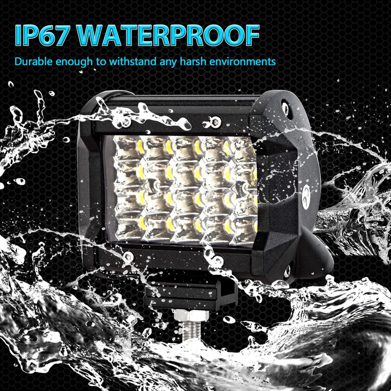 PICAA LED Work Light 2 x 4 Inch 10 cm