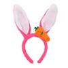 Jacnkb Easter Bunny Ear Headband Plush Rabbit Ear Hairband with