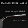 MsMk 11 Inch Induction Grill Pan, Bacon Carbonize also Nonstick,