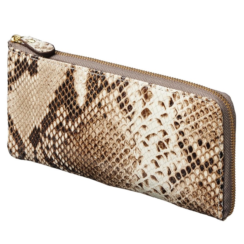 [VOICE] Align Align Italian Atema Cowhide Leather Women's Long Wallet,