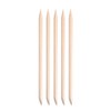 siyuwuro 5PCS Orange Wood Nail Sticks Double Sided Cuticle Pusher