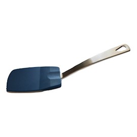 Stainless Steel & Heat-Resistant Flexible Nylon Mini Spatula (1-pack, Blue)