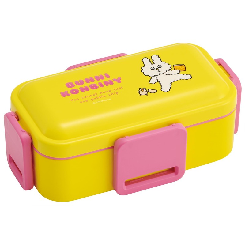 Skater PFLW4AG-A 2-Tier Lunch Box, 23.6 fl oz (600 ml),