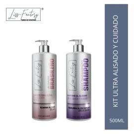 Kit Alisado Brasileño/shampoo Post Liss-factory 500 Ml