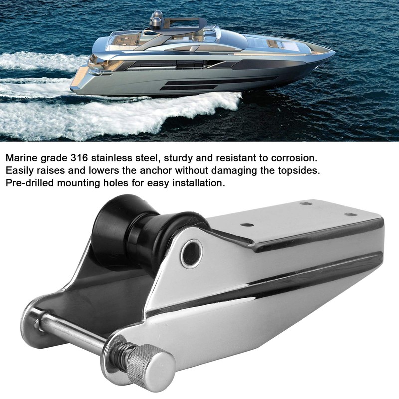 Anchor Roller for Boats, 7.88 Inch Anchor Roller with Fixed