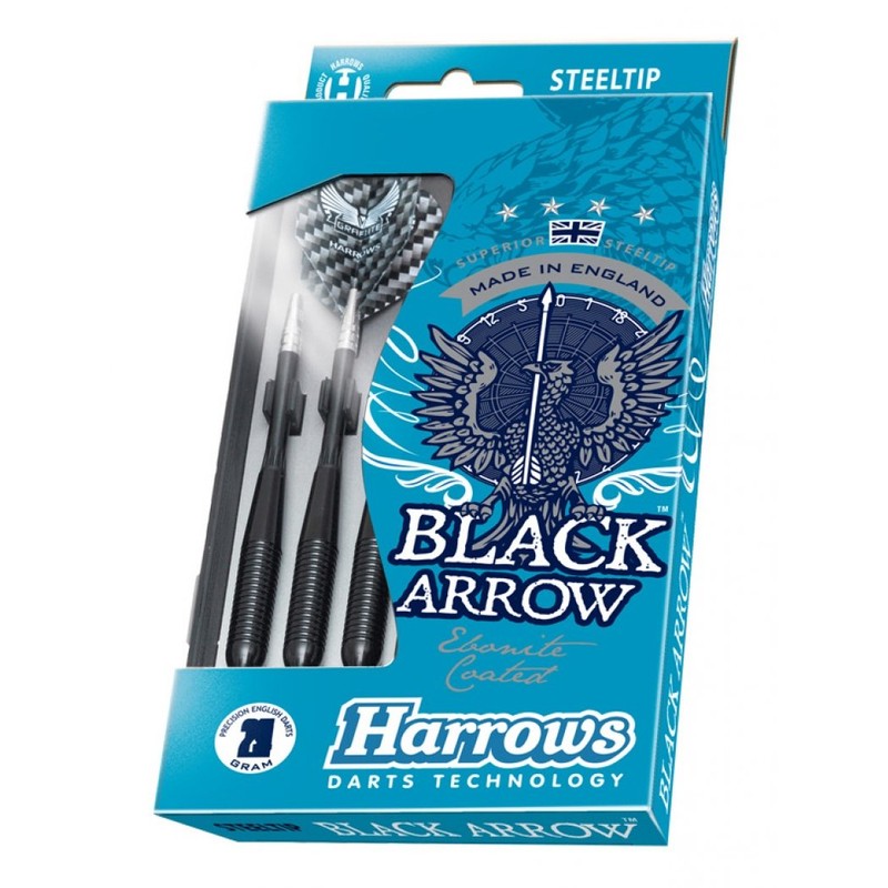 Harrows 59304 Black Arrow Steel Tip Dart (23-Gram)
