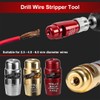 Eewudwok Drill Wire Stripper Cutter, 2.5/4.0/6.0 sq Cable Stripping Tool