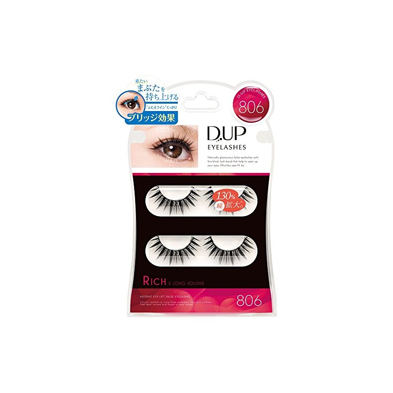 D-UP Eyelash Rich 806 (False Eyelashes)